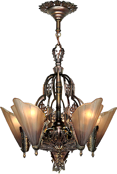 art deco chandeliers