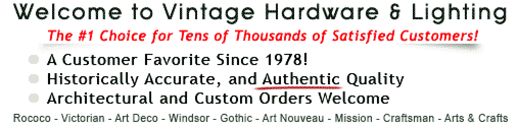 Welcome to Vintage Hardware Image