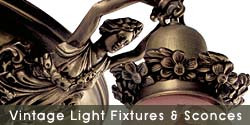 vintage light fixtures and sconces