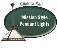 mission style pendant lights