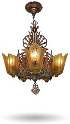 antique light fixtures and lamps