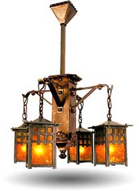 arts and crafts or craftsman style lighting