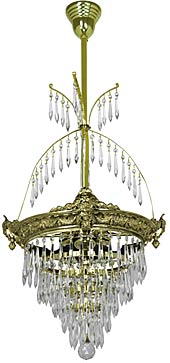 victorian prism and crystal lights chandeliers