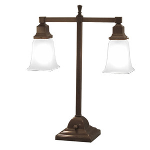 Mission T Double Table Lamp 2 1/4
