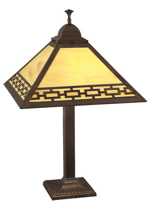 Mission Table Lamp Chain Shade (110-BC1-PL)