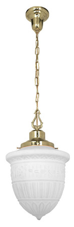 Victorian Schoolhouse Chain Hanging Light-No Shade- with 6" Fitter (20-EHL-6F)