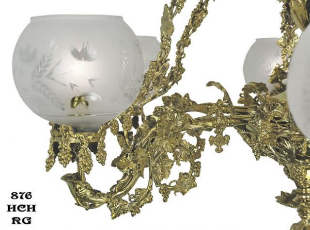 Chandelier vintage Light Grape Leaf Cornelius Rococo Chandelier grape (876 6 Neo chandelier & Chandelier vintage Light Grape Leaf Cornelius Rococo Chandelier grape (876 6 Neo chandelier &