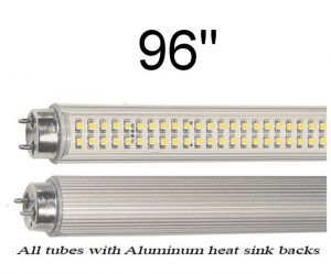 8 Foot LED Replacements For T8 Fluorescent Tube (96-ND-27)