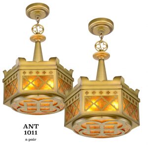 Pair of Quality Gothic Chandeliers (ANT-1011)