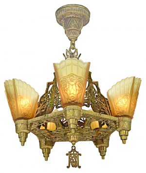 Art Deco Top-of-the-Line Chandelier (ANT-1167)