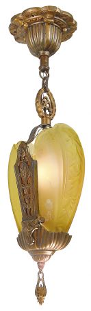 Very Collectable Art Deco Slip Shade Hall Light by Globe (ANT-1351)
