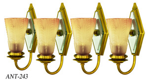 Set of Four Turn of the Century Sconces (ANT-243)