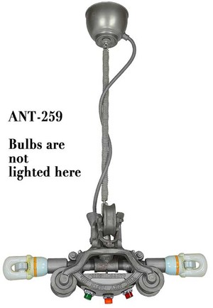 Steampunk Pendant Light Chandelier with Space Age Induction Bulbs (ANT-259)