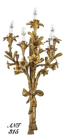 Neo-Rococo French candelabrum sconce (ANT-315)