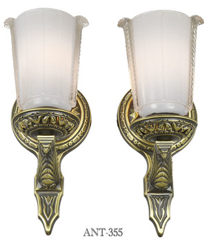 Lovely Pair of Circa 1920 Wall Sconces (ANT-355)