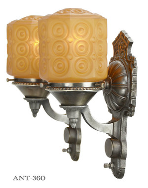 Art Deco - Great Pair of 1920 Wall Sconces (ANT-360)
