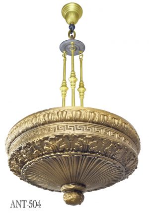 Edwardian Cast Composition Plaster Ceiling Bowl Chandelier Lights (ANT-504)