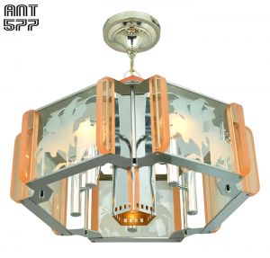 Mid Century Modern Semi Flush Mount Ceiling Light Fixture Chandelier (ANT-577)