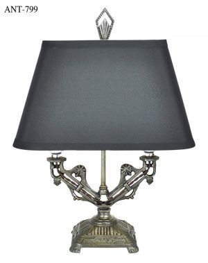 Art Deco Table Lamp 1920s - 1930s Rewired Light Antique Lighting (ANT-799)