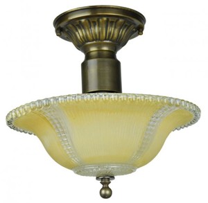 Antique Glass Ceiling Bowl Light Fixture (ANT-812-BOWL)