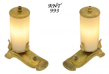 Unusual Edwardian Style Small Accent Table Lights (ANT-993)