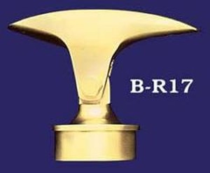 Brass Adjustable Saddle for 2" OD Bar Rail (B-R17)