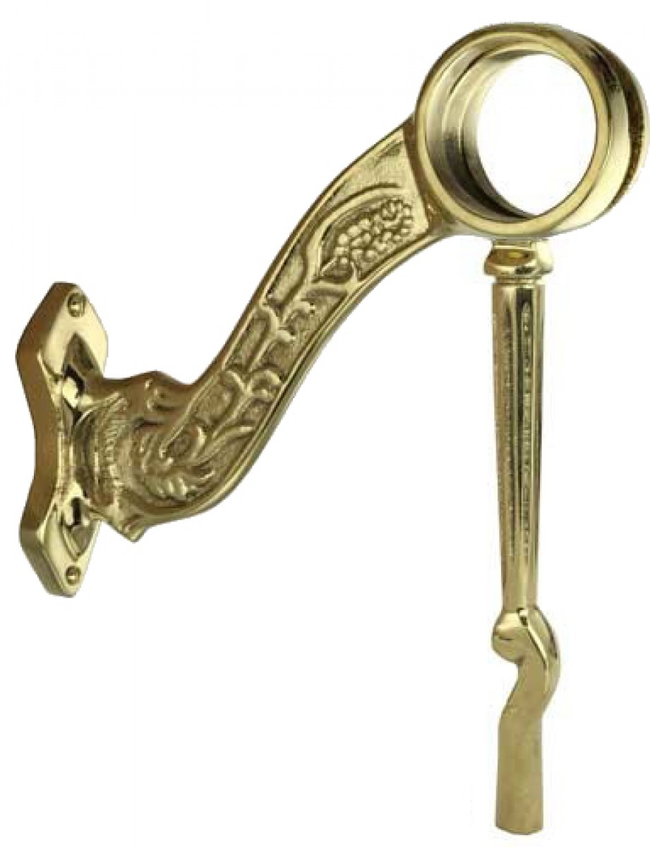 Vintage Hardware & Lighting Victorian Style Fancy Bar Rail Bracket