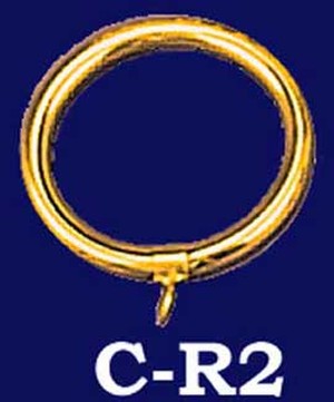 Brass Curtain Ring 3" Diameter (C-R2)