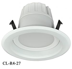 4" Dimmable LED Retrofit Recessed Down Light 9-Watt 2700K (CL-R4-27)