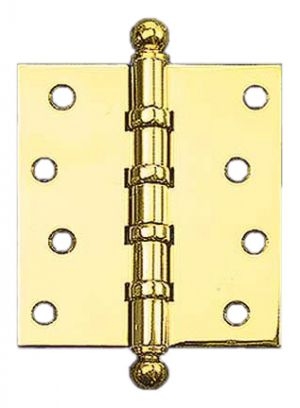 3" x 2 1/2" Hinges with Ball Finials (H-3025-B2F)