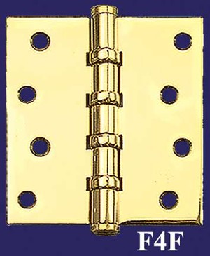 4" x 3 1/2" Hinges with Flat Finials (H-4035-F4F)