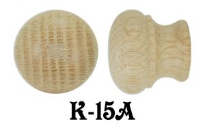 11/16" Oak Victorian Style Knob (K-15A)