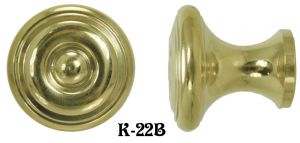 Contemporary 1 1/4" Diameter Knob (K-22B)