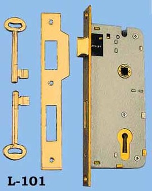 Recreated Reversible R&E 1 5/8" Backset Lock 2 3/4" Center To Center (L-101)