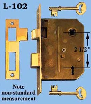 Recreated R&E Compatible 2 1/4" Backset Non Standard 2 1/2"cc (L-102)