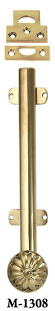 French Door Bolt - 8" Long Surface Bolt With Catches (M-1308)