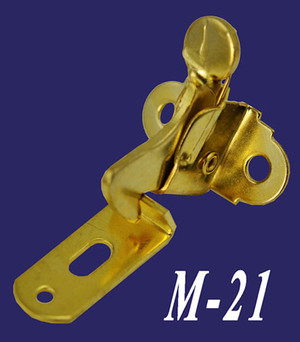 Brass Plated Elbow Latch & Catch (M-21)