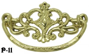 Cast Brass Victorian Lacy Handle 3 