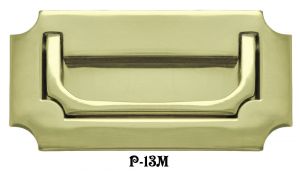 Military Campaign Style Flush Mount Recessed Handle (P-13M)