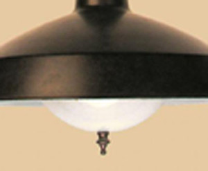 Incandescent Bulb Shield With Harp & Finial (P702H)