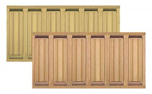 Quality Solid Wood Raised Panel Wainscoting--Available in Two Woods (PT-PN16 and PT-CD16)