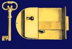 American Style Long Brass Lock with Key (S-A6B)