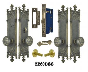 Victorian Amiens Gothic Double Door Entry Set (Z260DBS)
