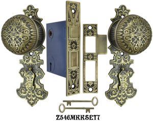 Lost Wax R&E Interior Locking Mortise Door Sets (Z546MKKSET)