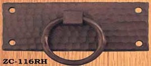 Arts & Crafts Copper Handle With Ring Pull (ZC-116RH)