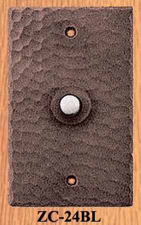 Arts & Crafts Hammered Copper Electric Doorbell (ZC-24BL)