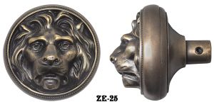 Victorian Door Outstanding Lion Door Knob By Mccc/R&E (ZE-25)