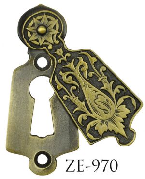 R&E Antique Recreated Victorian Covered Keyhole Circa 1887 (ZE-970)
