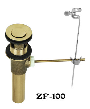 Faucet Hole Cover Brass Pop-Up Drain Set (ZF-100)