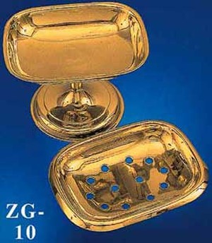 Vintage Style Solid Brass Soap Dish (ZG-10)